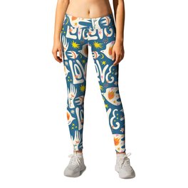 Love and Peace Doves Leggings