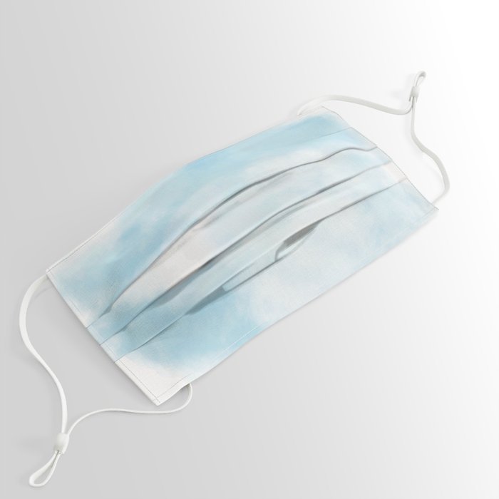 Watercolor Abstract Face Mask