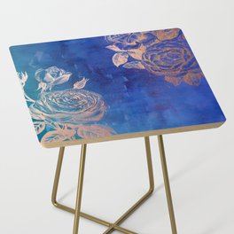 Rose Gold Watercolor Side Table
