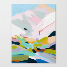 abstract summer hills Canvas Print