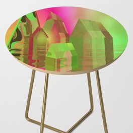 village made of glass -2- Side Table
