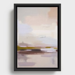 Mellow Taupe Horizon Ⅰ Framed Canvas