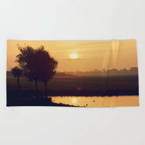City Sunlight #4 Beach Towel