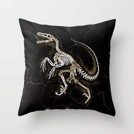 Dino Fossil 2 Throw Pillow