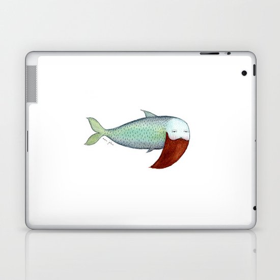 fish with beard Laptop & iPad Skin