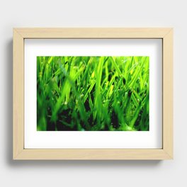 Get off my turf Recessed Framed Print