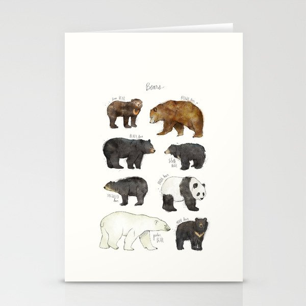 Bears Stationery Cards