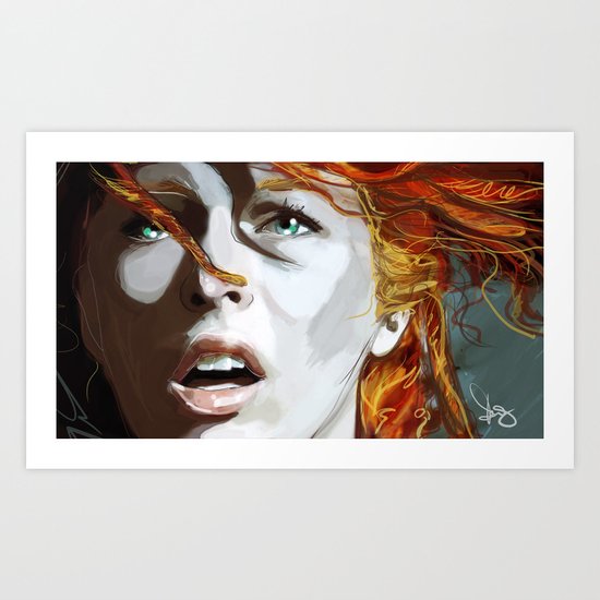 Leeloominaï Art Print