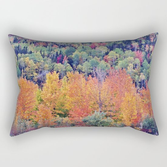 Paint By Nature - Fall Foliage Rectangular Pillow