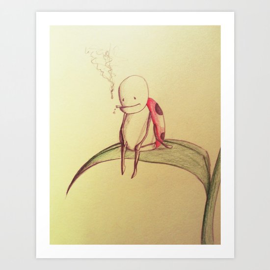 la fumette Art Print