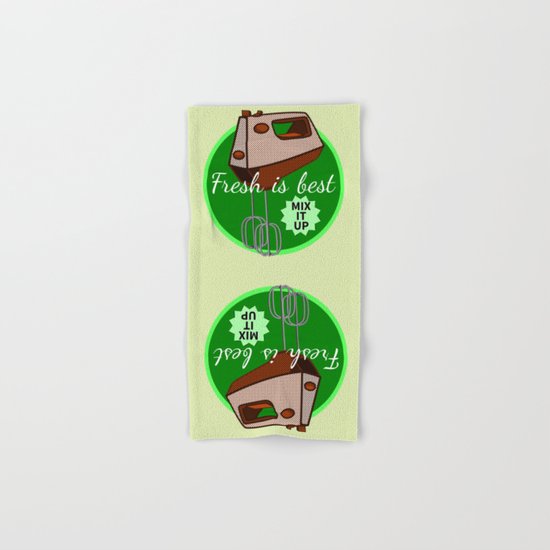 Foodie Mix it up Hand & Bath Towel