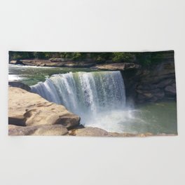 Cumberland Falls, Kentucky Beach Towel