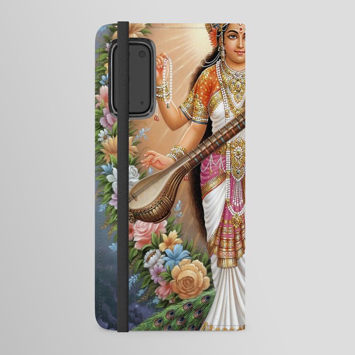 Goddess Saraswati Android Wallet Case