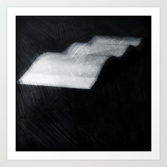 particle : wave Art Print