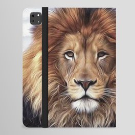 Lion Portrait iPad Folio Case