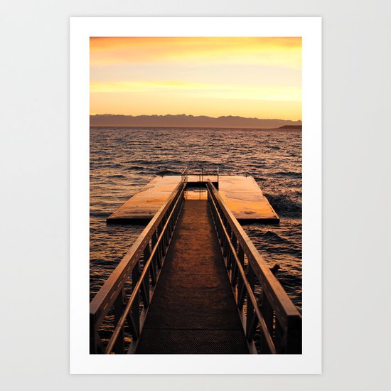 Willingdon Dock Art Print