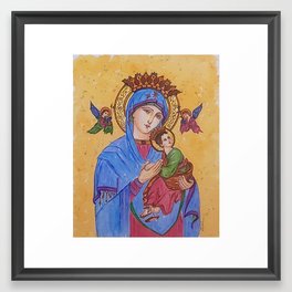 Our Lady of Perpetual Help Framed Art Print