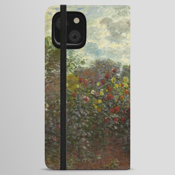 Claude Monet The Artist's Garden In Argenteuil iPhone Wallet Case