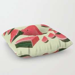 Retro Watermelon Floor Pillow
