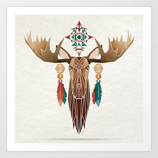 moose Art Print