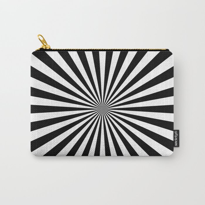 Starburst (Black/White) Carry-All Pouch