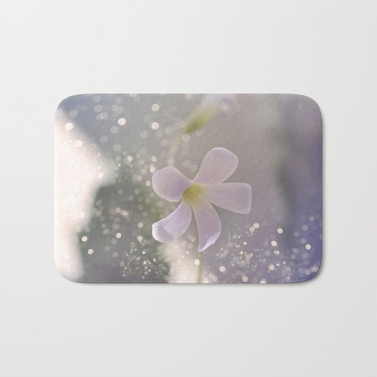Pastel vibes floral Bath Mat