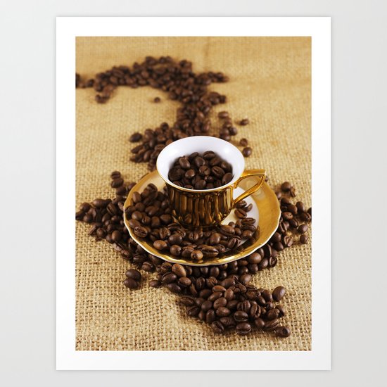 coffee cups Art Print