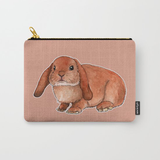 Red rabbit ram Carry-All Pouch