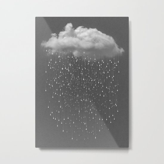 Let It Fall II Metal Print