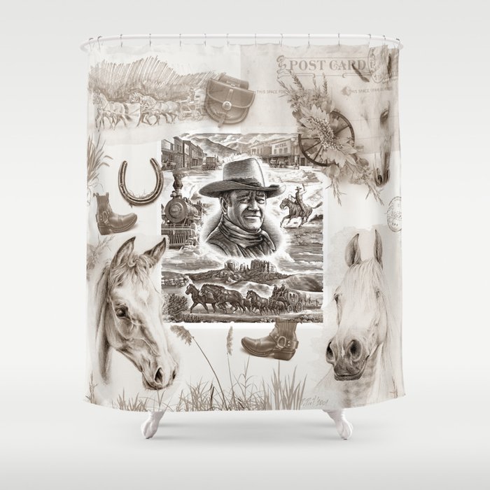 Country Western Shower Curtain