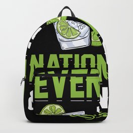 Everyday is Gin & Tonic Day Backpack | Gintonic, Alcohol, Tonicwater, Graphicdesign, Funnygin, Gingoesinwisdom, Be Gin, Lime, Party, Lovegin 