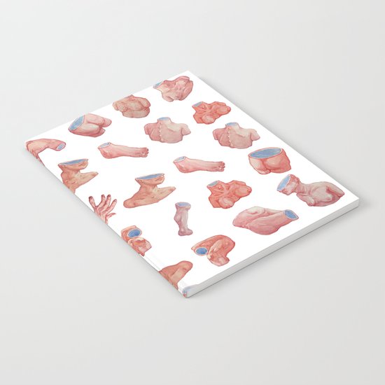 Body parts Water Color Notebook