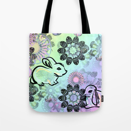 Easter Egg Pattern Tote Bag