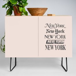 New York I Heart New York City New York Poster I Love NYC Design Home Wall Decor Credenza