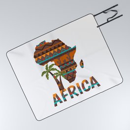 Love Africa  Picnic Blanket