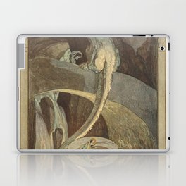 Cave creature vintage Laptop Skin