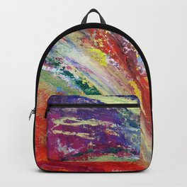 Unfurl Backpack | Acrylic, Colorful, Abstract, Atmospheric, Painting, Abstractart 