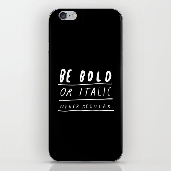 NEVER iPhone Skin
