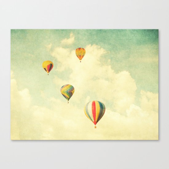 Drifting Balloons Canvas Print