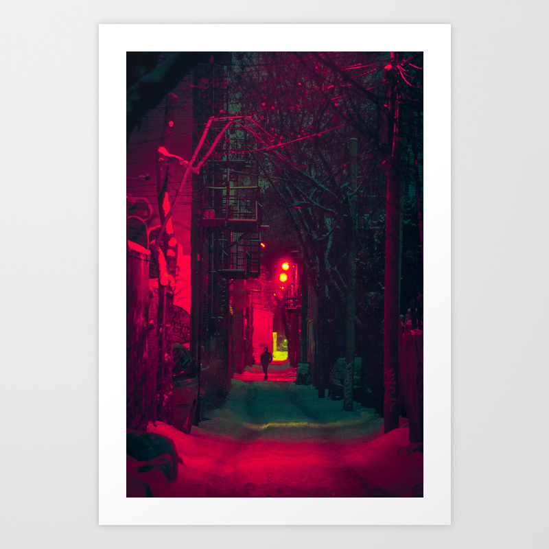 Mtl Alleyway Art Print By Vincenzospina Society6 Mtl Alleyway Art Print By Vincenzospina Society6