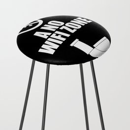 A no wifi free zone Counter Stool