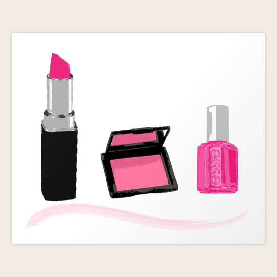 Make Up Art Print