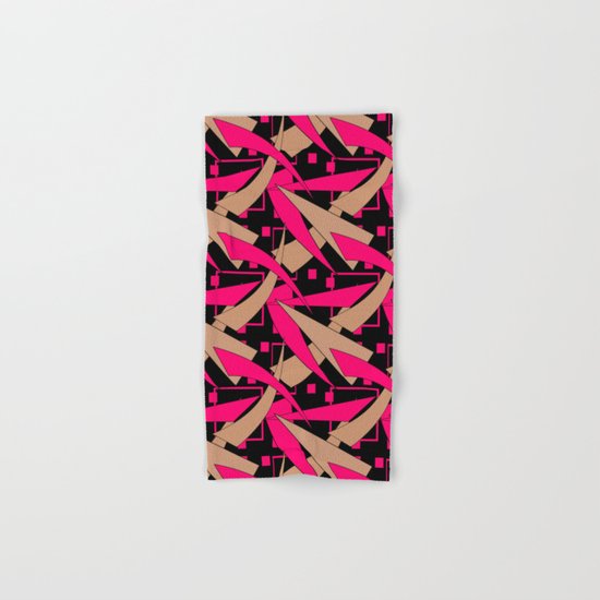 Creative abstract pattern . Geometric shapes .4 Hand & Bath Towel