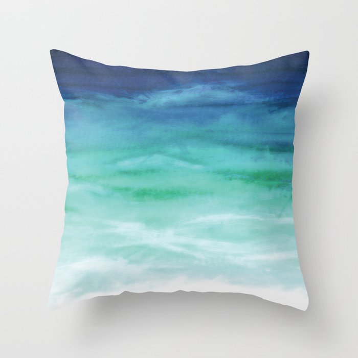 Sea Glass Throw Pillow