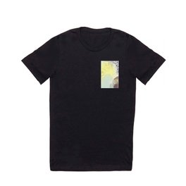 watercolor abstract mint yellow brown art  T Shirt | Digital, Abstract, Rocklandscape, Artdrawing, Cloudrock, Painting, Acrylic, Illustration, Watercolorabstract, Greenyellow 