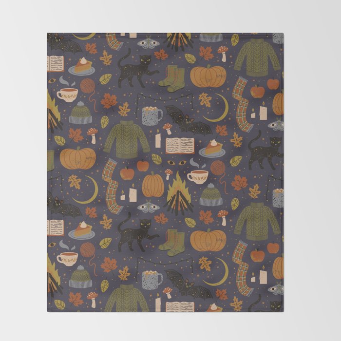 autumn nights throw blanket