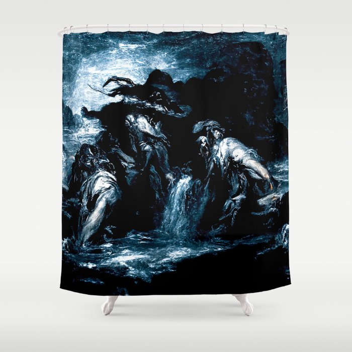 The damned souls of the River Styx Shower Curtain