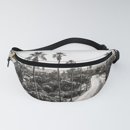 Los Angeles Black and White Fanny Pack