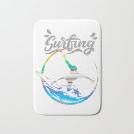 surfing Bath Mat