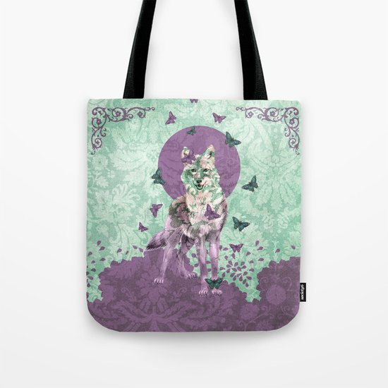Lady Butterfly Tote Bag